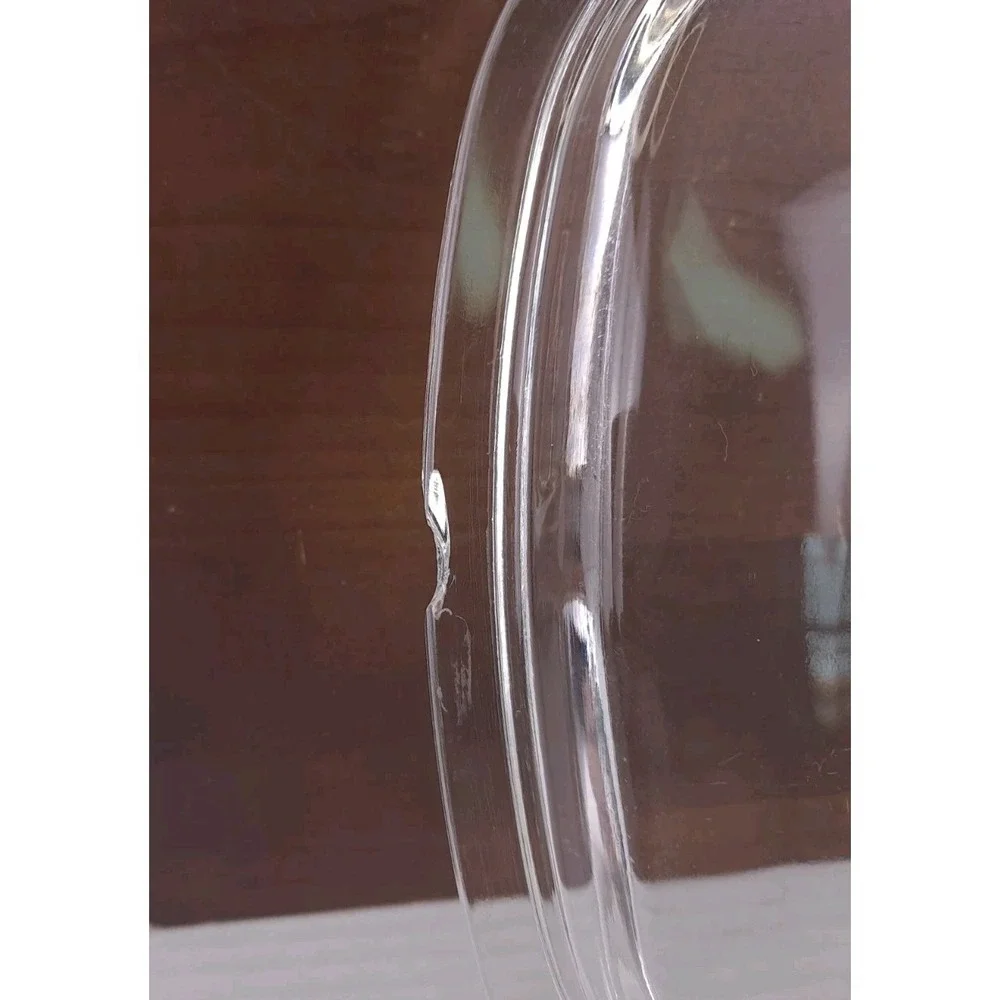 Pyrex‎ P-9 C-1 Clear Square Casserole Replacement Lid With Knob Fits 8